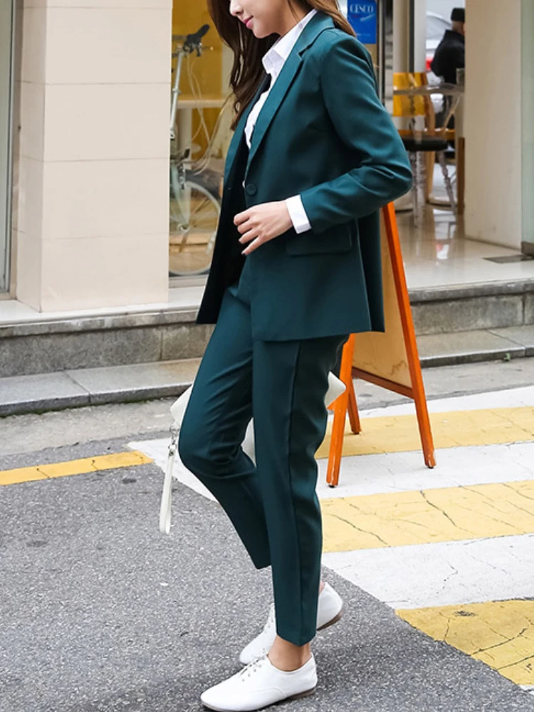 Work Pantsuits OL 2 Piece Set For Women Ͻ ͺ       ǽ ̵ ,  ǻ  Ʈ  弼Ʈ   
