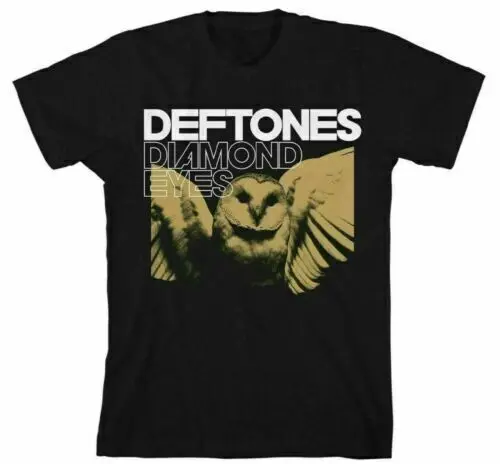 Crop Top A Costine Nero Con Occhio - Maglia Canotta Deftones, Handmade