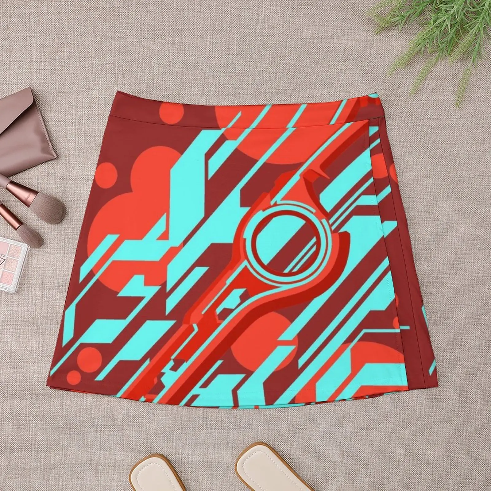 Monado Abstract Mini Skirt elegant social women's skirts night club outfit