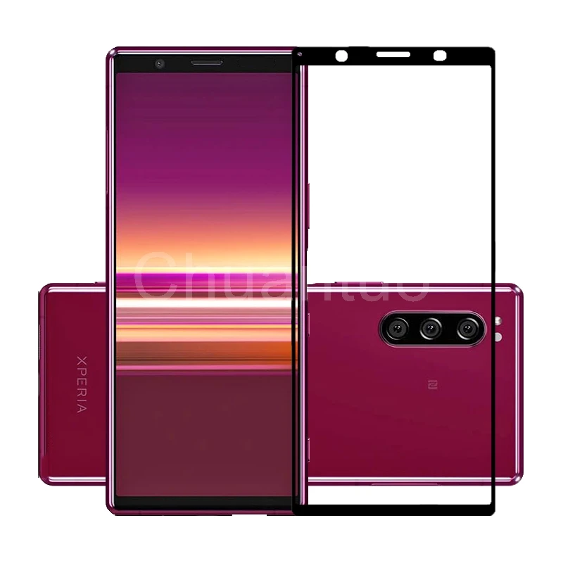 Vetro Temperato A Copertura Totale Per Sony Xperia 5 Proteggi Schermo Pellicola Protettiva Per Sony Xperia 5 Ii/Xperia 10 Ii/Xperia 1 5 10