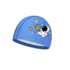 Pu Fabric Kids Swimming Cap Elastic Turban Swimming Cap For Boys Girls Stretchable Comfortable Pool Bathing Hats K3i7 3