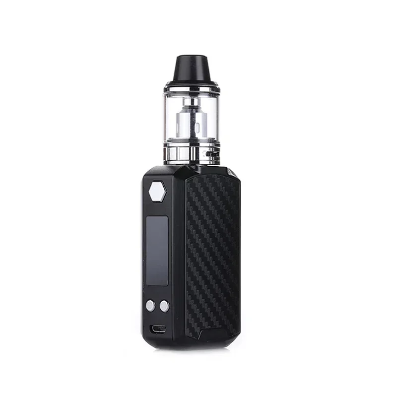 ערכת תיבת Vape Box Mod Kit 80W מכשיר OLED אטומייזר בנפח 3.0 מיליליטר עם סוללות בנפח 2200mAh, טעינה חוזרת, Vaper Vapor E Cigarette Electronic Vaporizer Pen