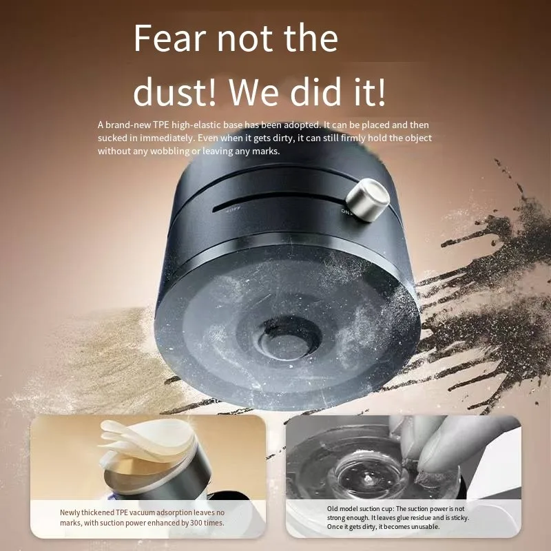 Car mobile phone magnetic Stand 2025 New type suction cup vacuum adsorption car special fixed mobile phone stand 3