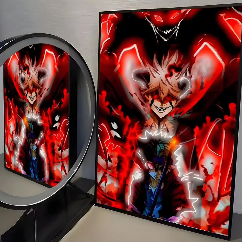 Waterproof HD Anime Art Poster - Self-Adhesive Fade-Resistant Wall Decor