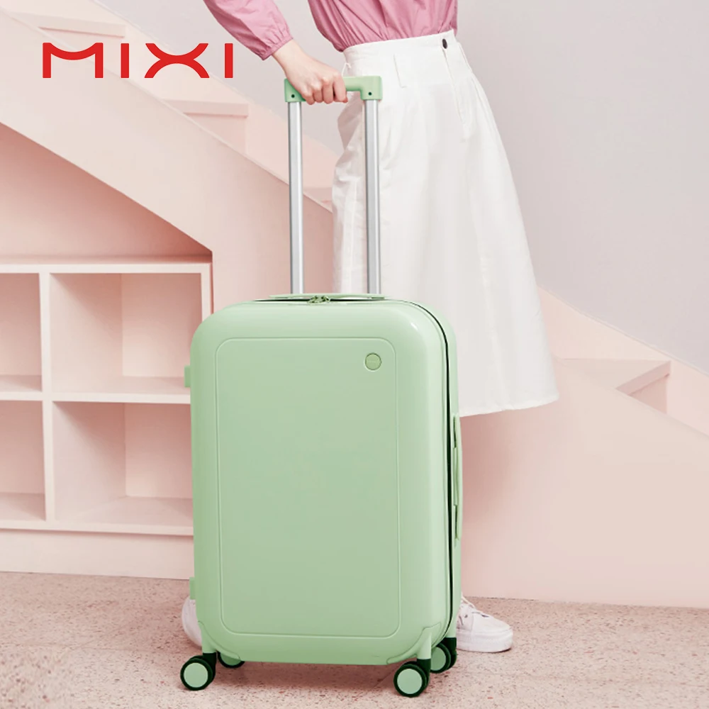 Mixi 2022 новый дизайн Женский Дорожный чемодан на колесиках TSA замок 20 24 дюйма