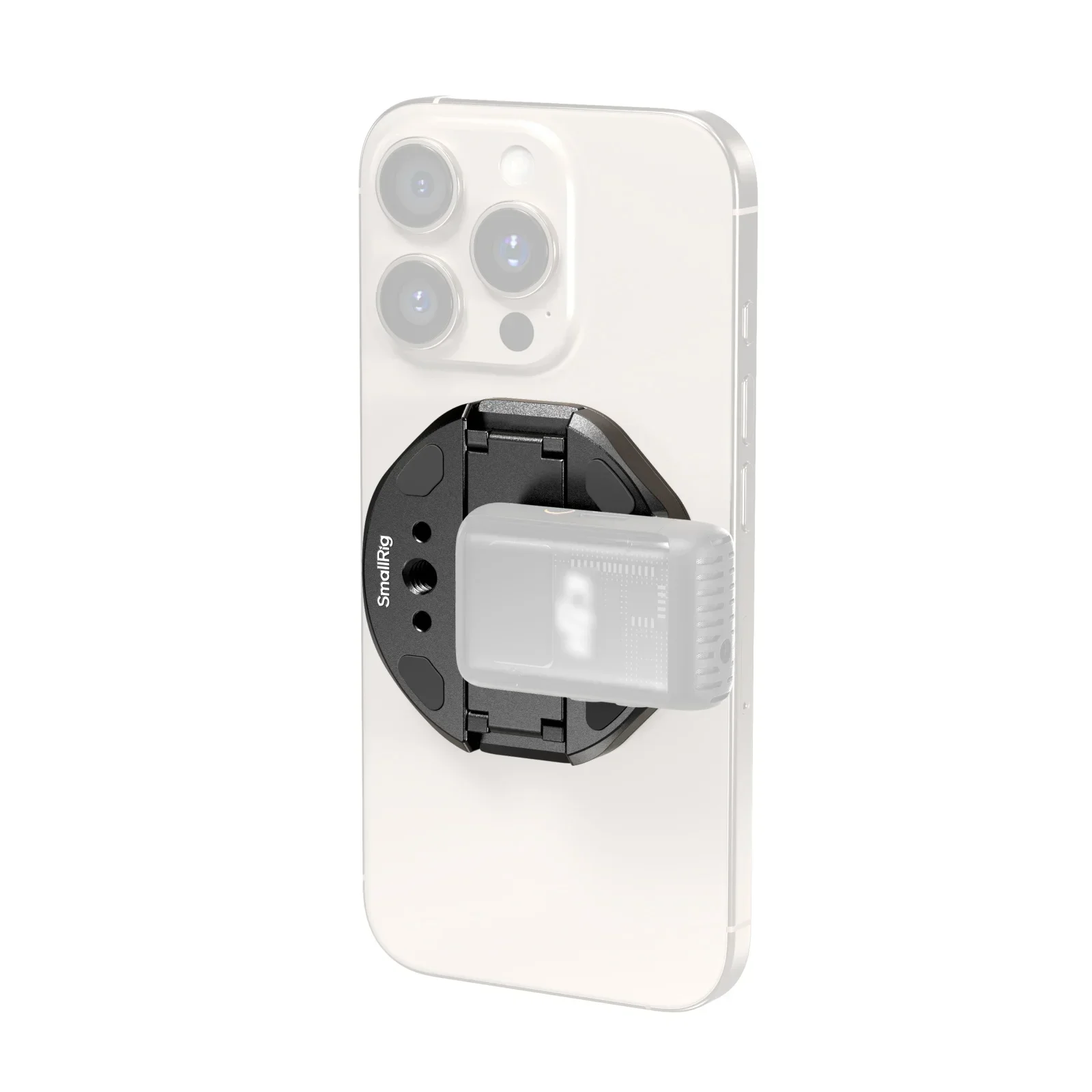 SmallRig Magnetic SSD Holder for MagSafe, Attachable Phone Clamp for External SS