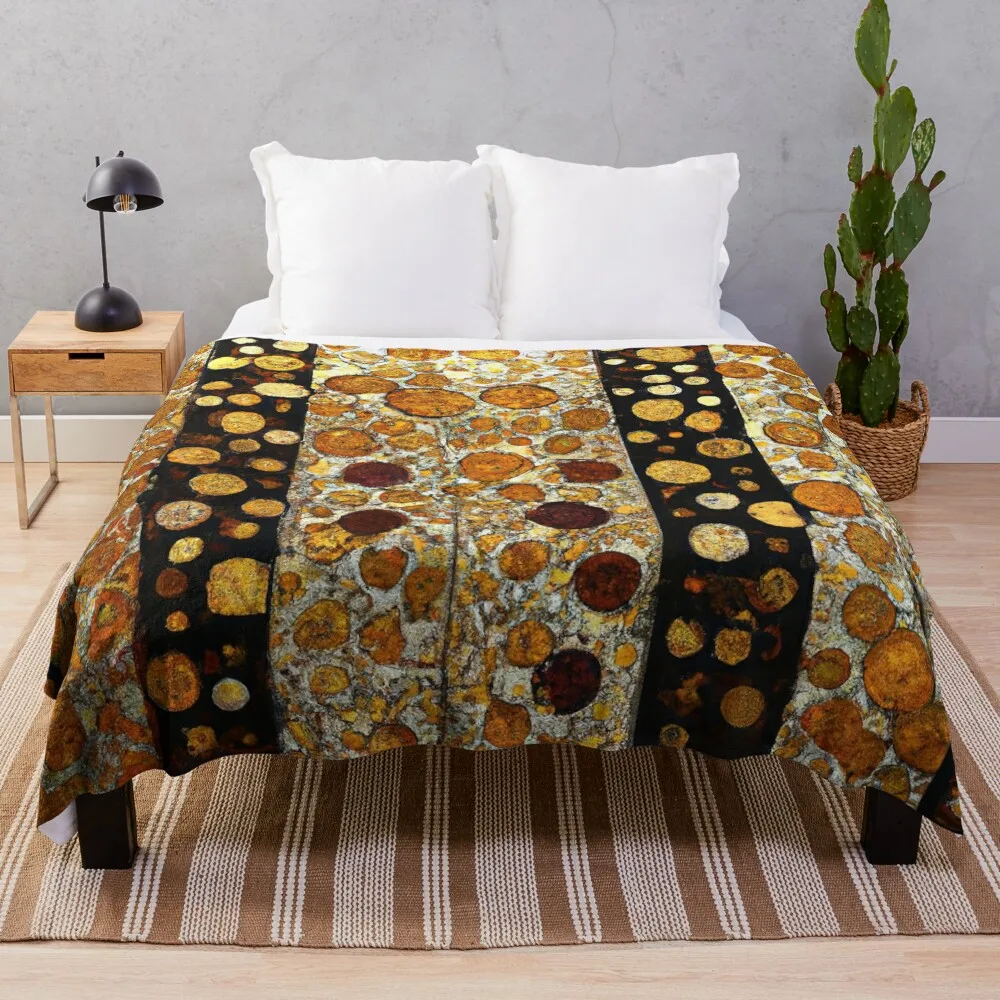 

Gustav Klimt Pattern Throw Blanket Blankets For Baby warm for winter Fluffy Softs Hair Blankets
