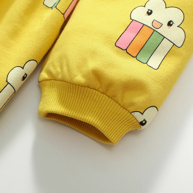 Baby Girls Autumn Cotton Children Clothing Cartoon Princess Long Sleeves Dress Spring