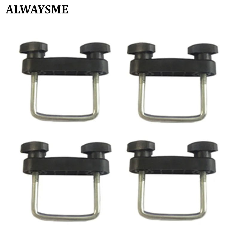 Car Roof Rack Basket U-Bolt Clamps Mounting Fitting Kit ALWAYSME u bolts clamps car exterior parts