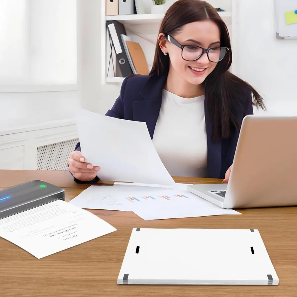 Portable A4 Thermal Paper Roll Quick-Dry Clear Printing High Resolution for Label Makers/Office Printers Fast Shipping Supplies