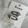 Baby Girls Love Silvery Hair Clips Star Kids Sweet Cool Shiny BB Clip Set Cute Leather Children's Side Bangs Hair Accessories 6