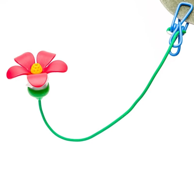 

Funny Wearable Waterer Hat Clip Hummingbird Feeders Color for Hummingbird
