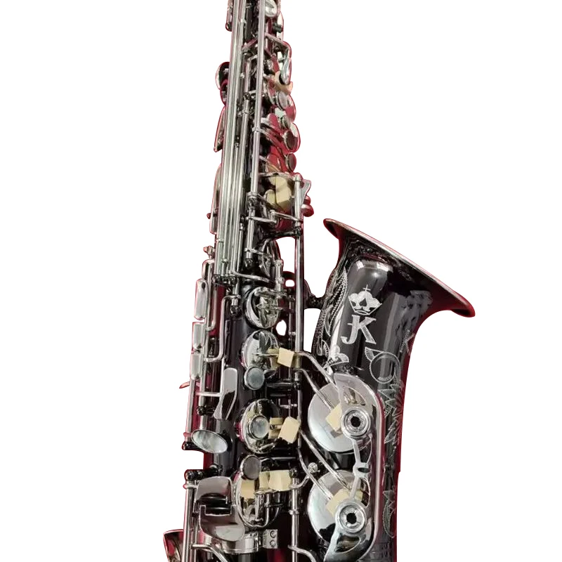 

Copy Germany JK SX90R Keilwerth Woodwind Alto Saxophone Brass New Black NickeI Professional Musical Instrument With Sax Mouthpie