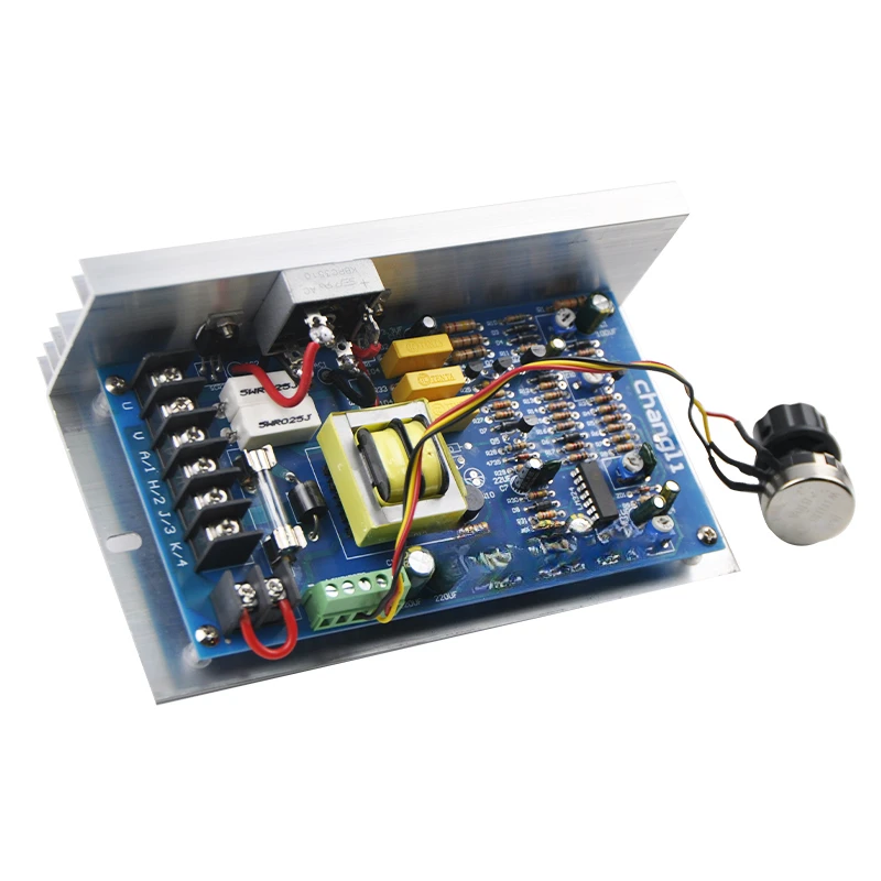 Плата управления скоростью 1 л.с., постоянный ток 500 В, контроллер двигателя постоянного тока Вт, панель управления двигателем постоянного тока, материнская плата с основным переключателем