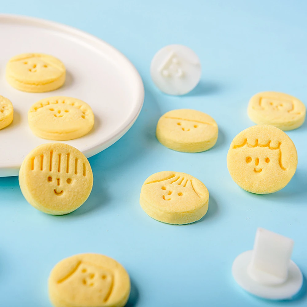 Baking Mold Cookie Mould Cookie Printing Mold 11pcs/set Cute Smiling Face Expression Cookie Mold DIY Baking Tools