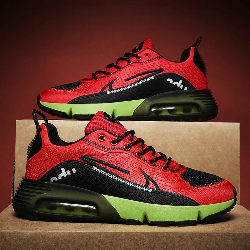 

Men Shoes Summer Trainers Men Sneakers Air Cushion Running Shoes Men Casual Shoes Breathable Lace-Up Chaussure Zapatillas Hombre