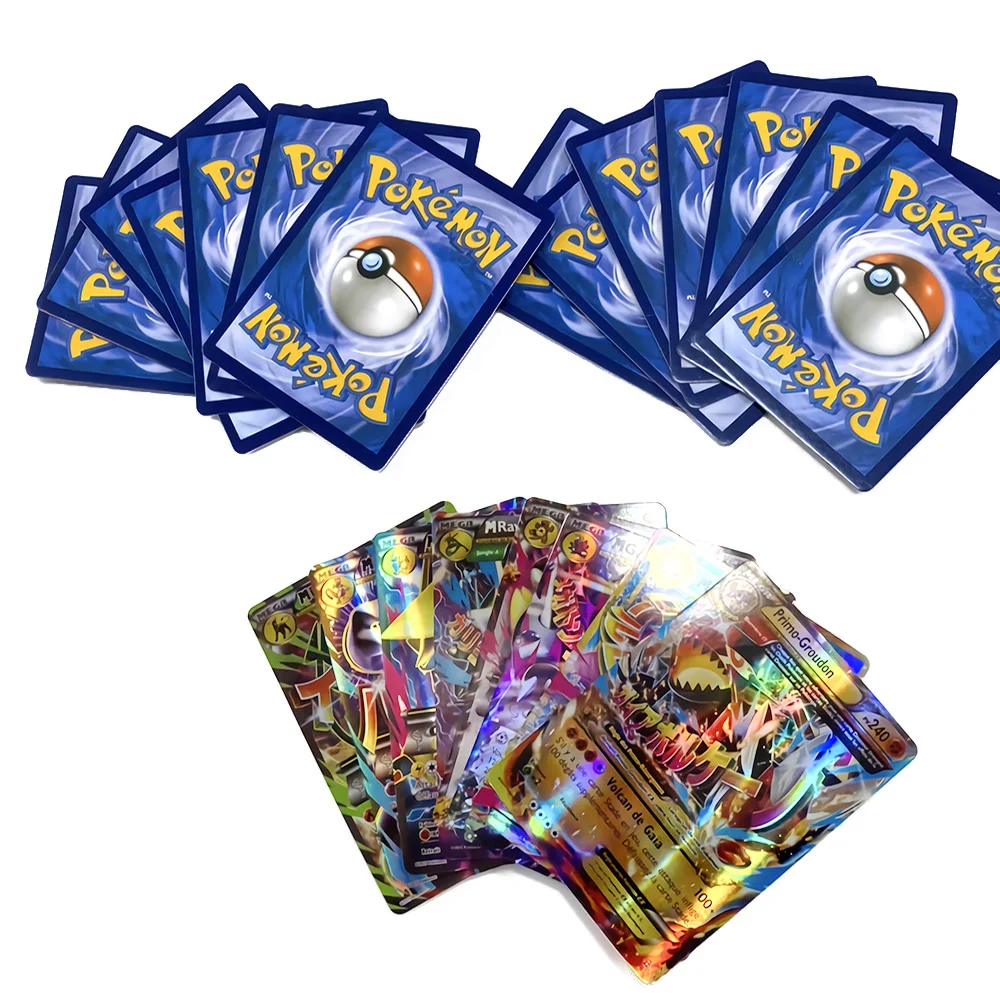 10/20/30Pcs Pokemon Battle Game Collection Carte Versione Francese Gx Ex Mega Vmax Cartoon Anime Figures Card Toys For Boys Gifts
