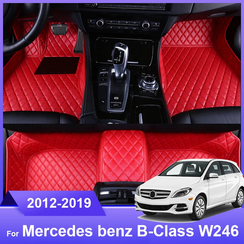 

Custom Fit Car Floor Mat for Mercedes Benz B-Class W246 Accessories Interior ECO Durable Thick Carpet Customize for LHD and RHD