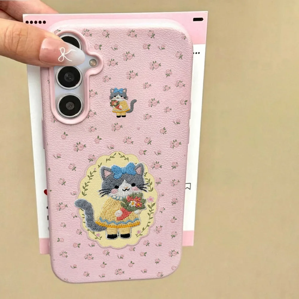 Cartoon Cat Silicone Phone Case