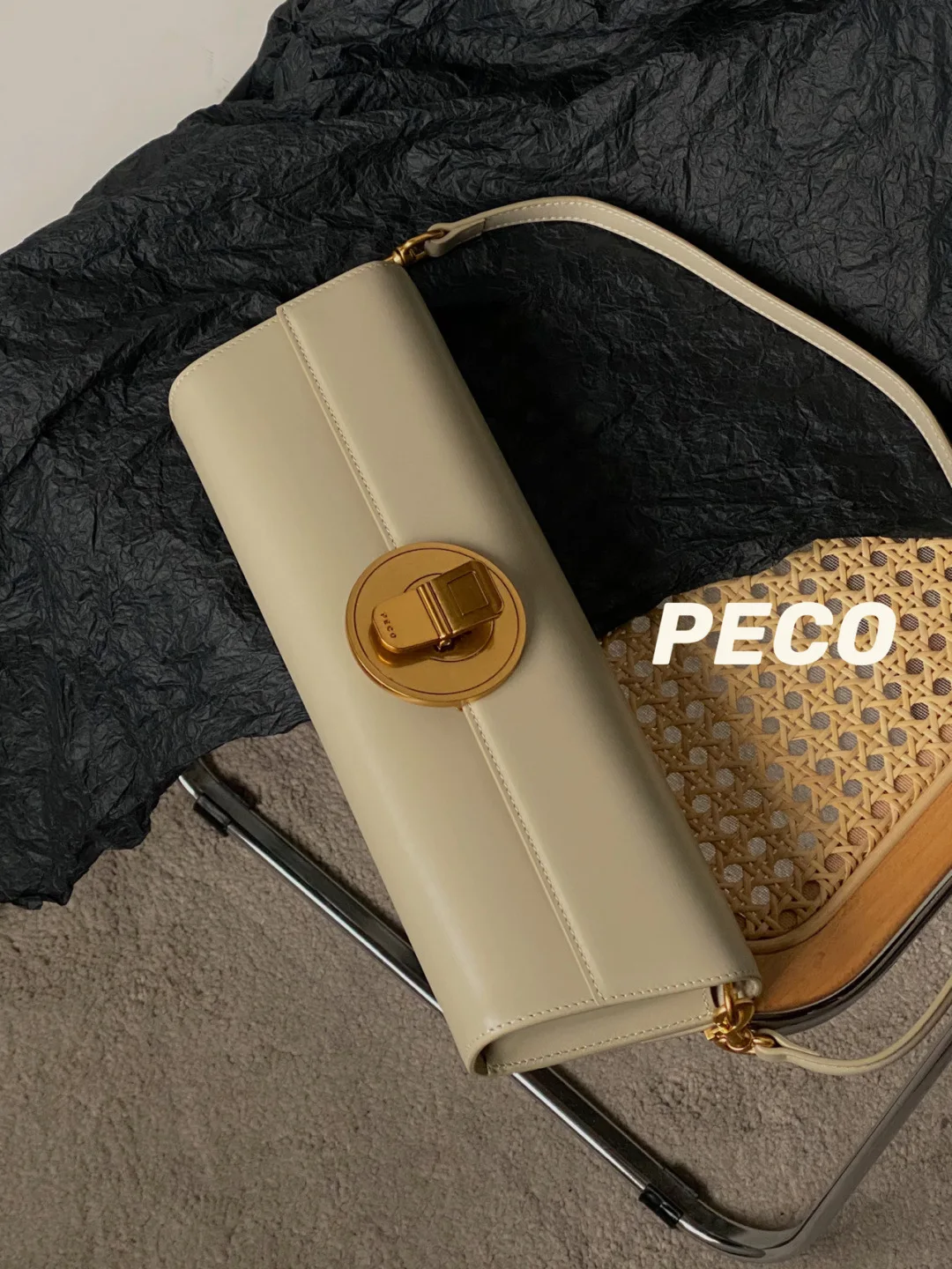 Leder frauen abendessen schulter mode handtasche unterarmtasche_voghion.com