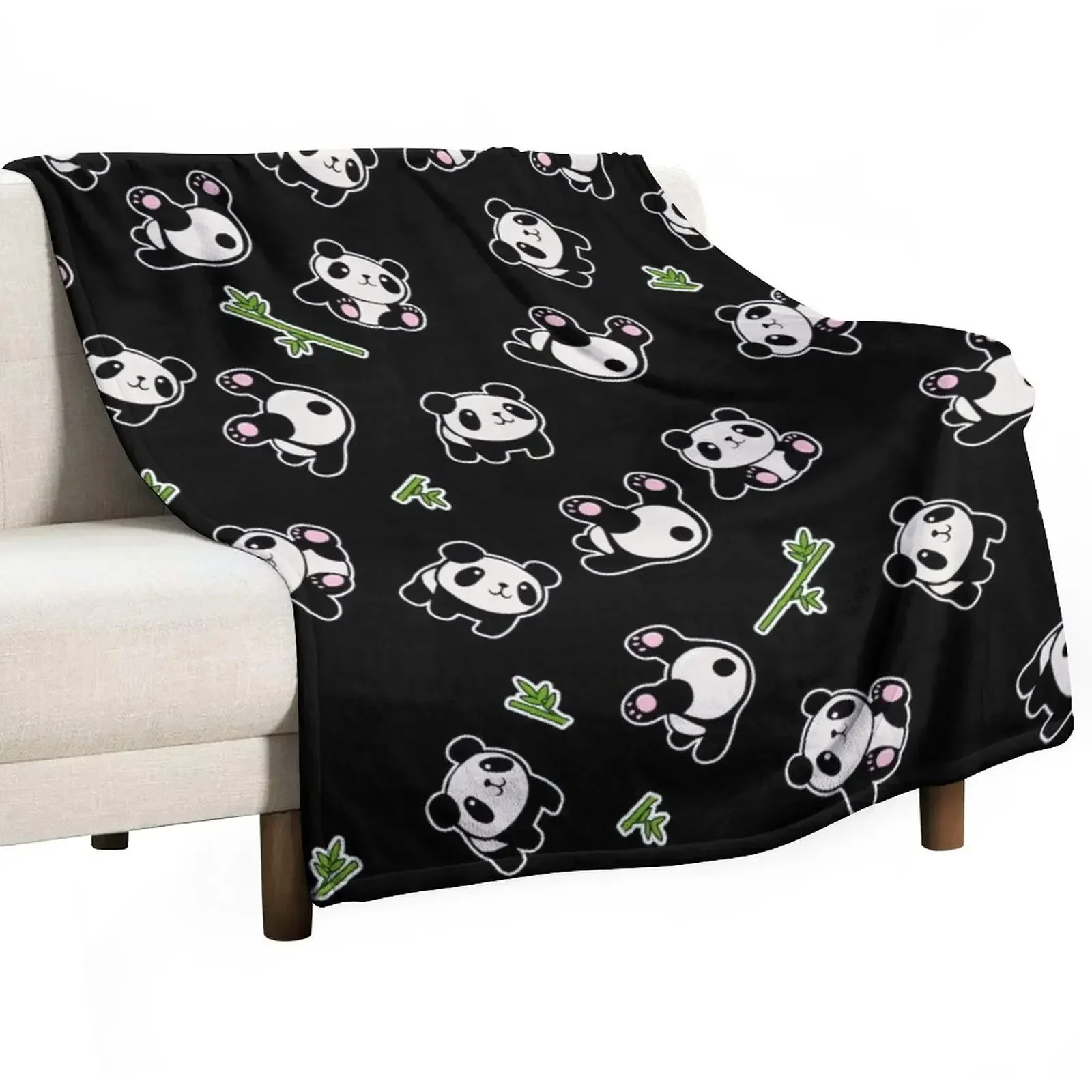 

Panda pattern Throw Blanket Soft Beds Sofas Softest Decoratives Blankets