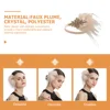 Roaring 20s Accessories for Women Wedding Feather Headband 1920 Headpieces Charm 1920s Miss 3
