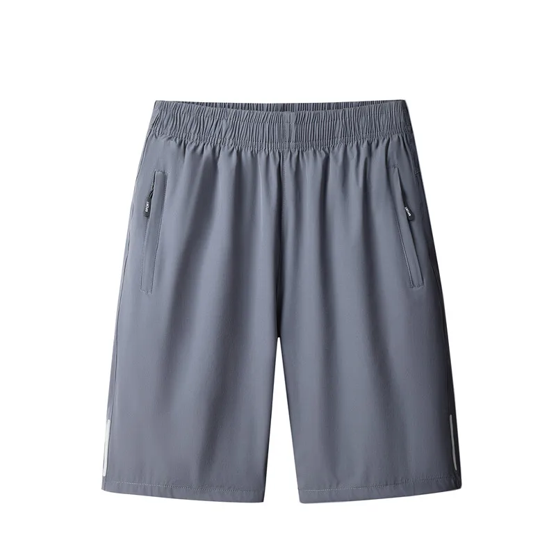 New Fashion Versatile Men'S Loose Ice Silk Quick Drying Beach 5-Point Pants Youth Summer Nylon Material Casual Sports Shorts