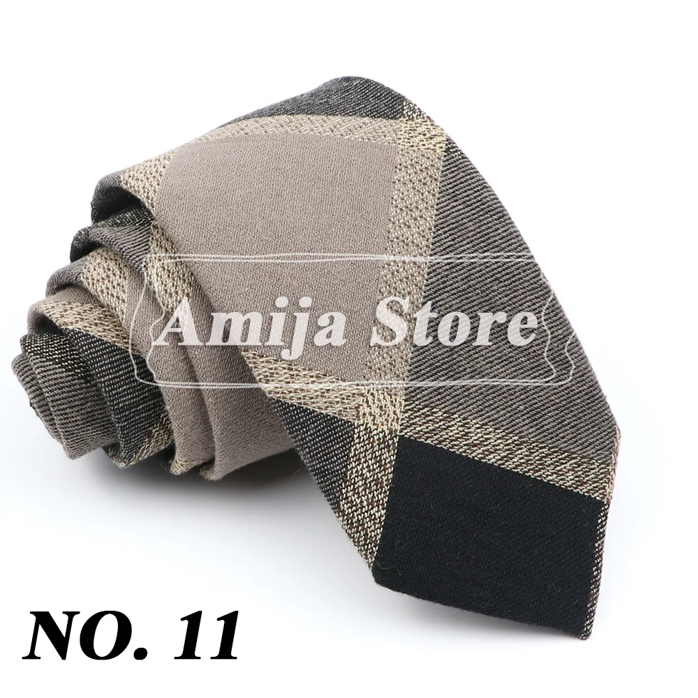 Neue Design Baumwolle Krawatte Plaid Krawatte Geschenk Für Männer Kostenloser Versand Mode Lässig Mann Krawatten Hochzeit Anzüge Drucken krawatte – Detail 14