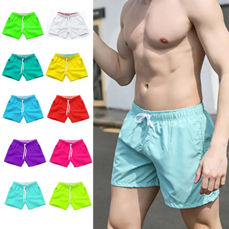 Maillot de Bain Homme Boxer Transparent Shorts Slip de Bain Plage Séchage  Rapide