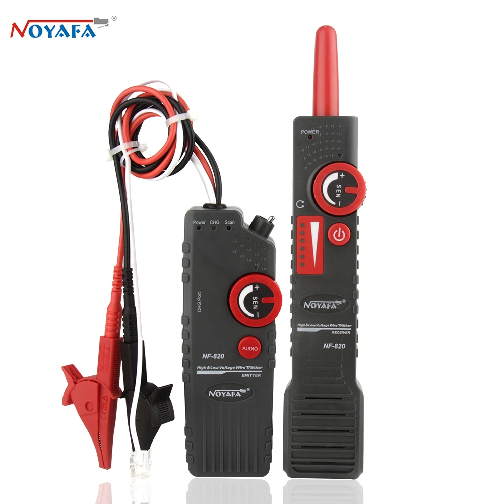 NOYAFA NF-820 underground wire locator locating the ceiling or in wall Wires Tracker Toner LAN Network Cable tester Line Finder