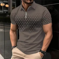 Chemises polo pour hommes, chemise de golf à boutons, respirante, à séchage rapide, anti-humidité, à manches courtes, vêtements d'été pour hommes, vêtements de sport pour le tennis 2