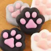 Soft Sensory Toy Mini Cat Paw Squeeze Toy Silicone Fidget Toy Cartoon Fidget Toy TPR 3D Pinch Decompression Toy Children 1