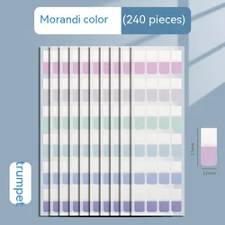 Transparent Sticky Note Index Tabs and Arrow Flags for Page Marking and Planning (Small 240 sheets)