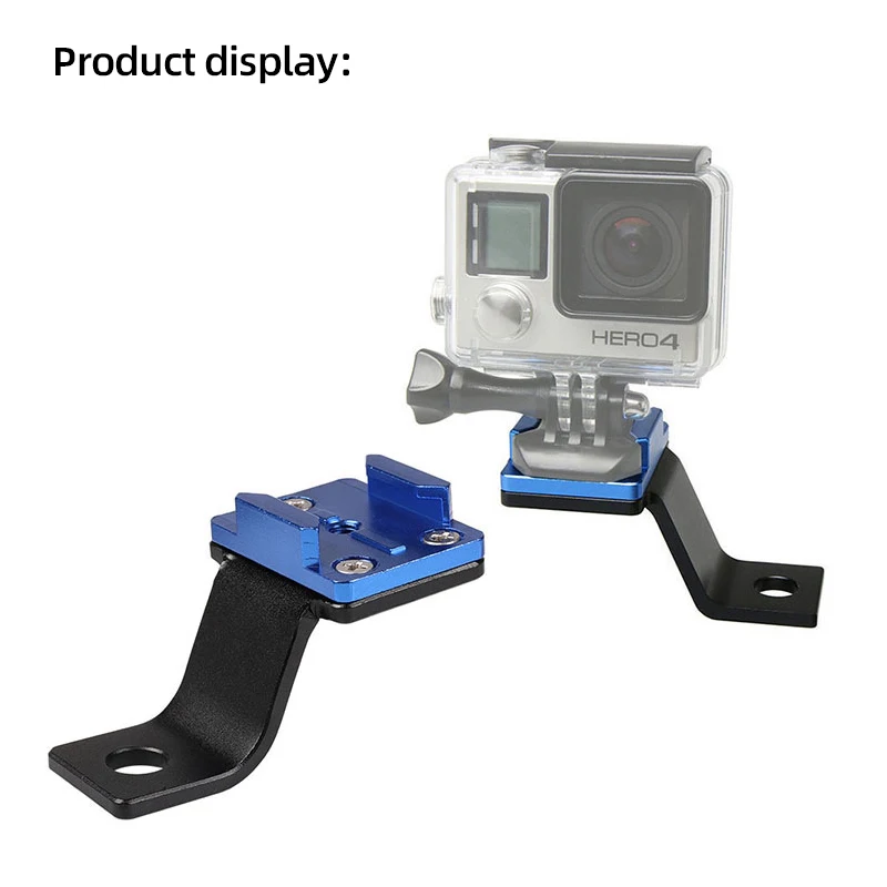Motorcycle Aluminum Mount Fixed Base Holder For GoPro Hero 13 12 11 10 9 insta360 SJCAM AKASO DJI Osmo Action Camera Accessories