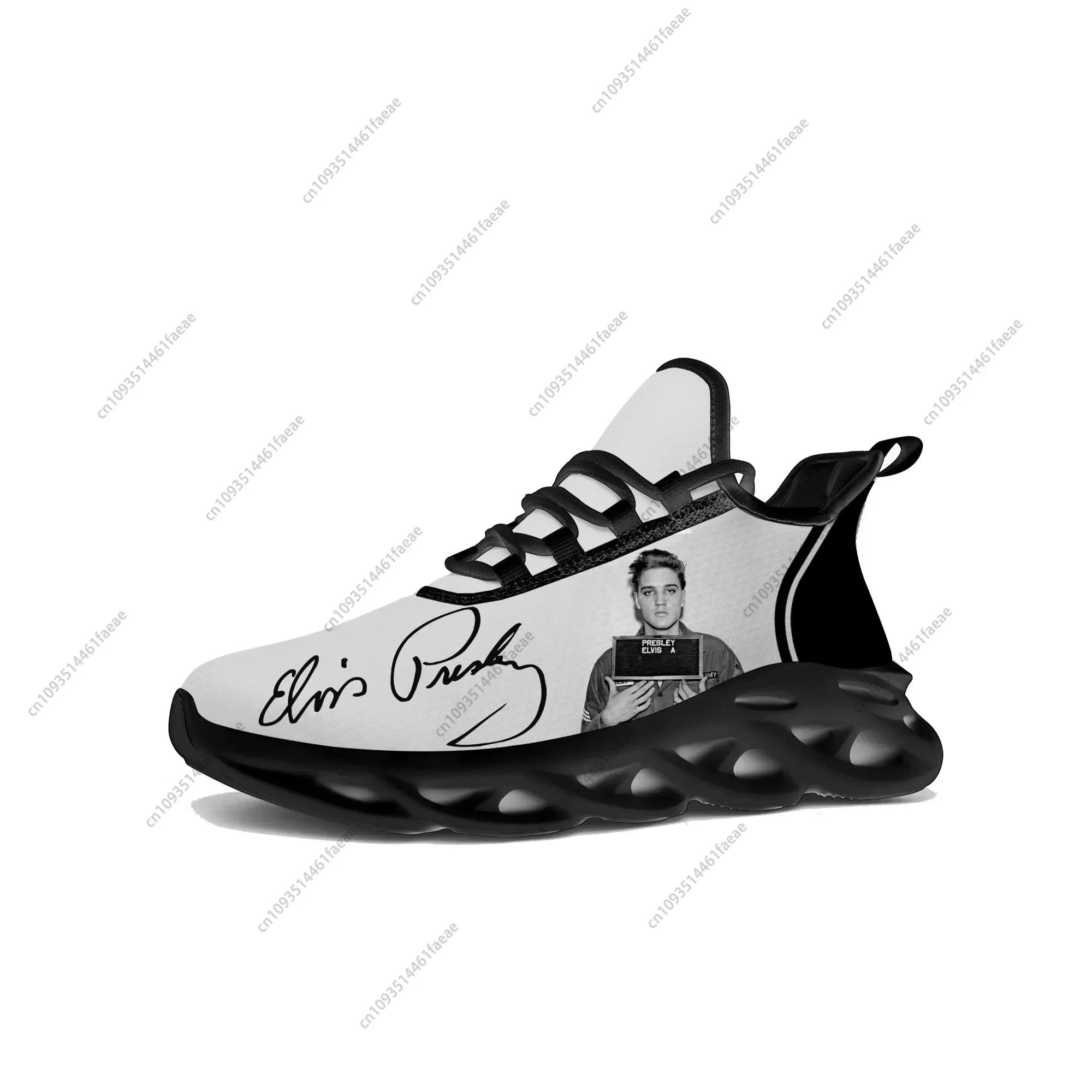Elvis King Hillbilly Cat Flats Sneakers Mens Womens Aaron Sports Running Sneaker Lace Up Mesh Footwear Tailor-made Shoe Presley 2