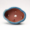 Ceramic Succulent Flower Pot Chinese Style Pottery Bonsai Pots with Drain Hole Purple Sandstone for Desktop Home Decoration 4