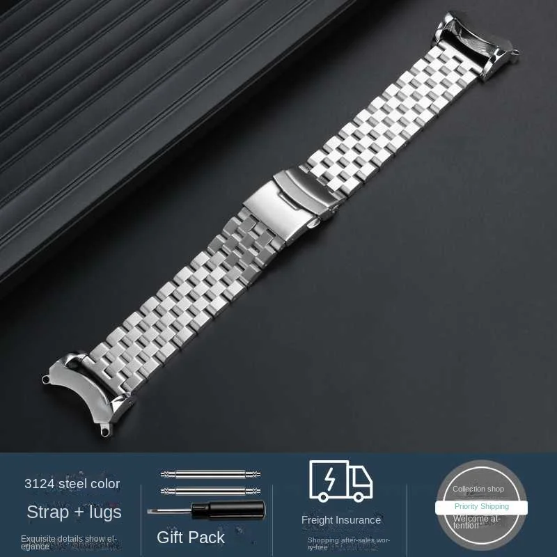 thumbnail image 1 of Correa de acero de precisión para reloj Citizen Small Monster BJ8050-08 modificada, con conector, accesorios para cabeza de acero, 1 of 5
