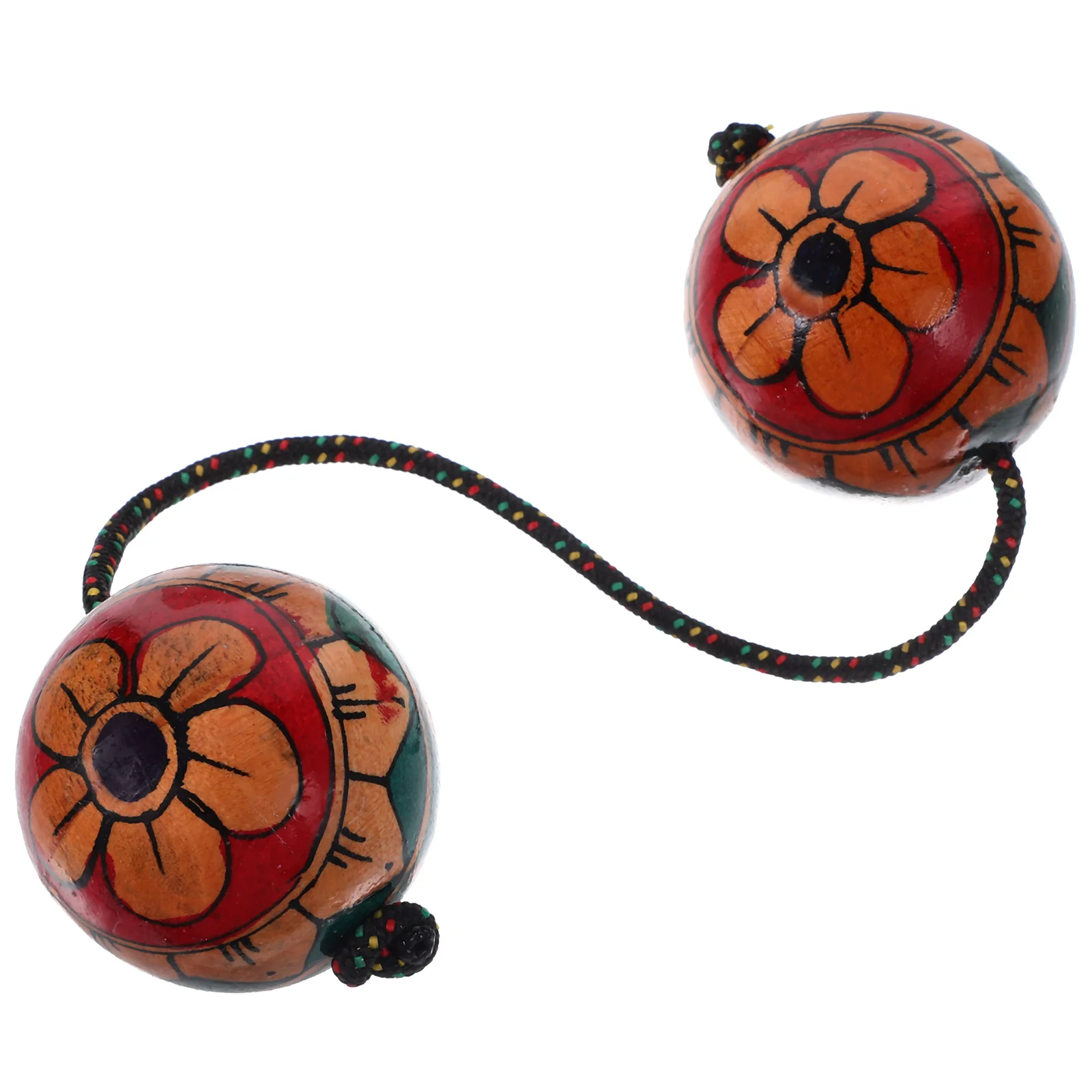 

Musical Instruments Hand Drawn Maracas Shaking Rhythm Balls Shaker for Adult African Percussion
