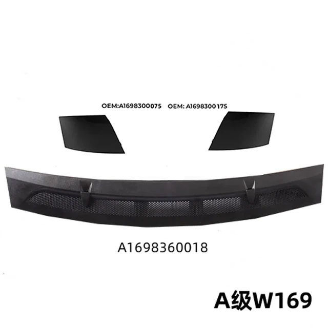 Grille De Calandre Inférieure Pour Mercedes Classe B W245 - Remplacement A1698360018, ABS, Design Sportif, Facile à Installer - 5