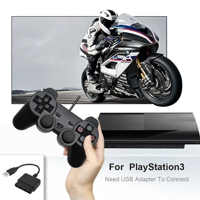 Wired Gamepad for Sony PS2 Controller for Mando PS2/PS2
