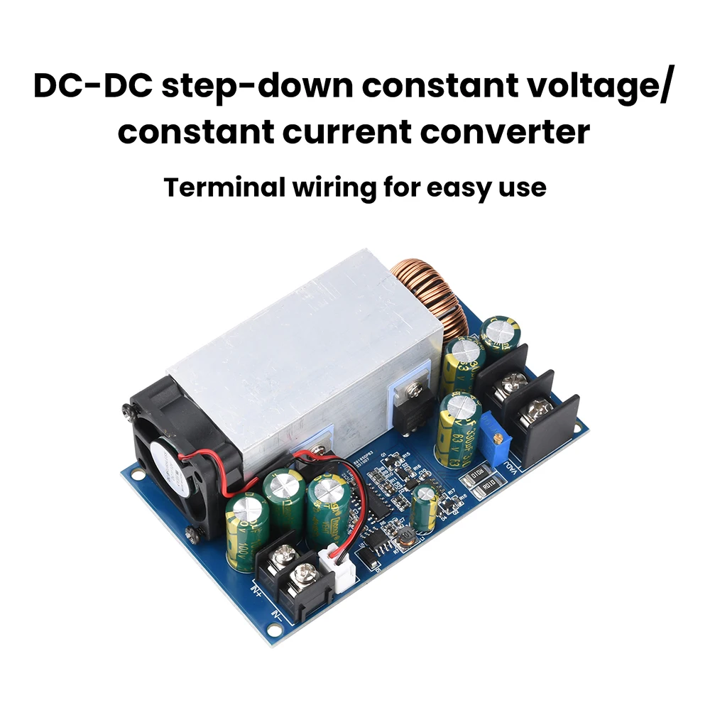 600W DC-DC 벅 모듈 12-75V 2.5-60V CC CV 조정 가능 25A 스텝다운 전원 공급 장치 모듈 전압 조정기 정전류