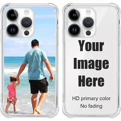 Personalized Custom Photo Clear Shockproof Phone Cover - DIY Design - iPhone 6 s (Clear)