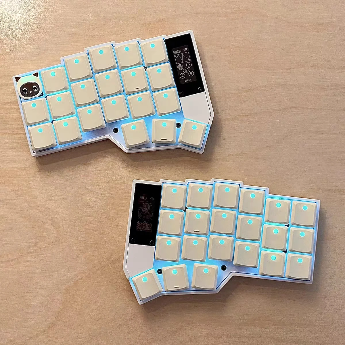 自作キーボード Bluetooth接続　corne 組立済 Corne-Bluetooth v4ワイヤレスキーボード,デュアルモード,人間