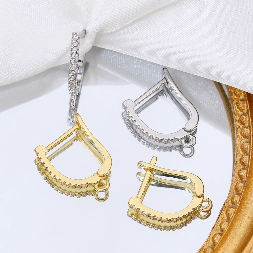 Set of 2 Handmade Earring Fasteners - Creative Ear Wire Hooks and Clasp Locks