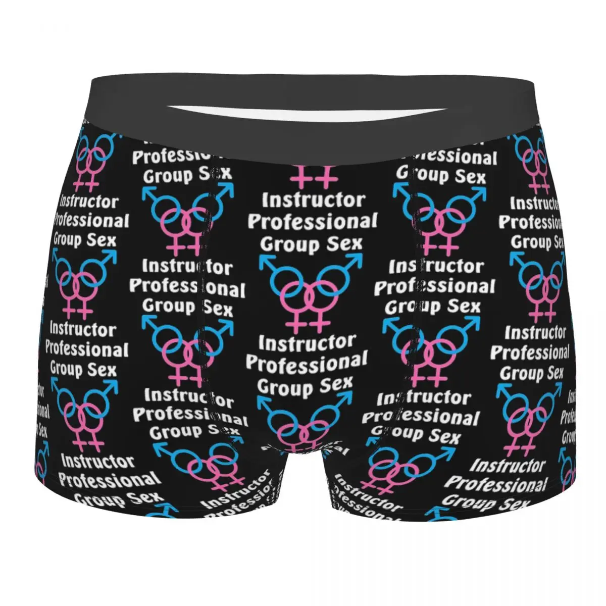 Professional Group Sex Instructor Men's Boxer Briefs special Highly Breathable Underwear Top Quality 3D Print Shorts Gift Idea