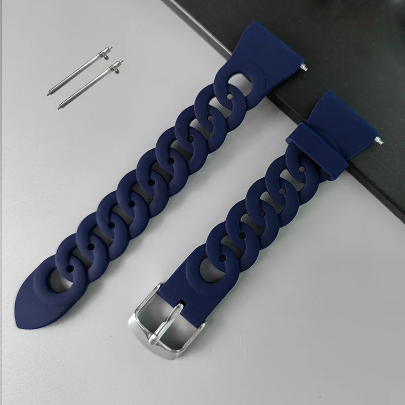 Premium Adjustable Silicone Watch Strap - Universal Fit