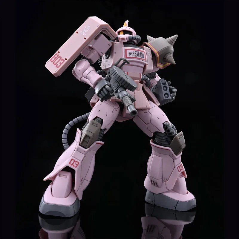 Bandai Original GUNDAM HG Series ZAKU DESERT TYPE PINK PANTHER