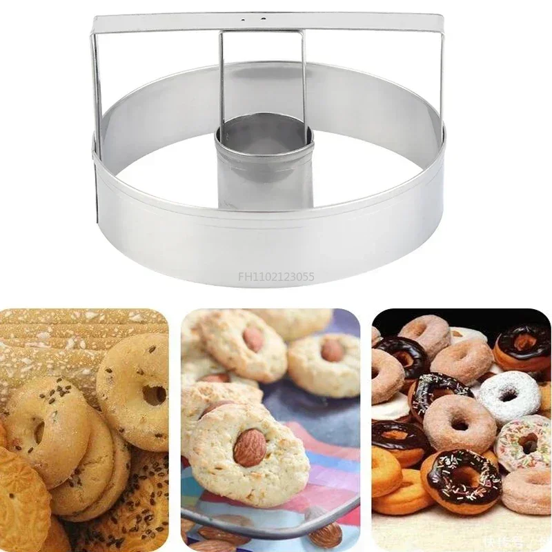 Desserts Bread Cutter Maker Kitchen Baking Mold Tool DIY Stainless Steel Donut Mold Cake Decorating Baking Tools