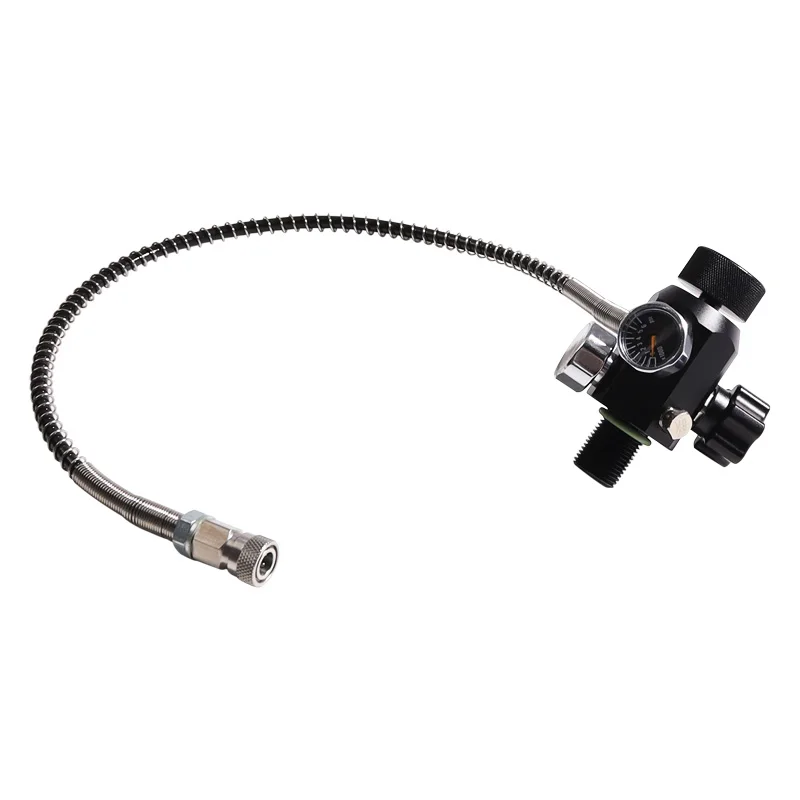 6000Psi 630Bar High Pressure Tank Filling Station Scuba Diving Valve Double Gaug