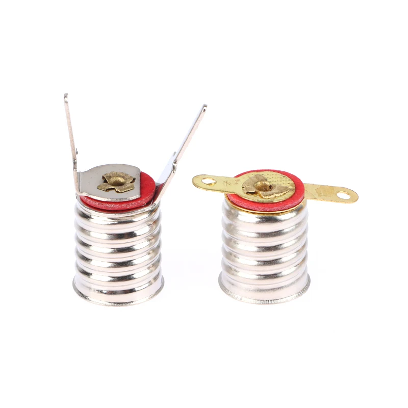 10Pcs High Quality E10 Lamps Base Holder Bulbs Light Base Socket Home Experiment Circuit Electrical Test Accessories